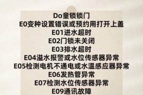 格兰仕滚筒洗衣机故障E2及解决方法（探究格兰仕滚筒洗衣机故障E2的原因以及解决方案）