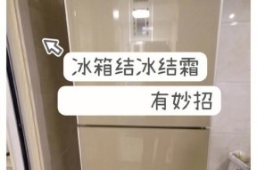 如何处理冰柜旁边结冰问题（有效方法解决冰柜旁结冰困扰）